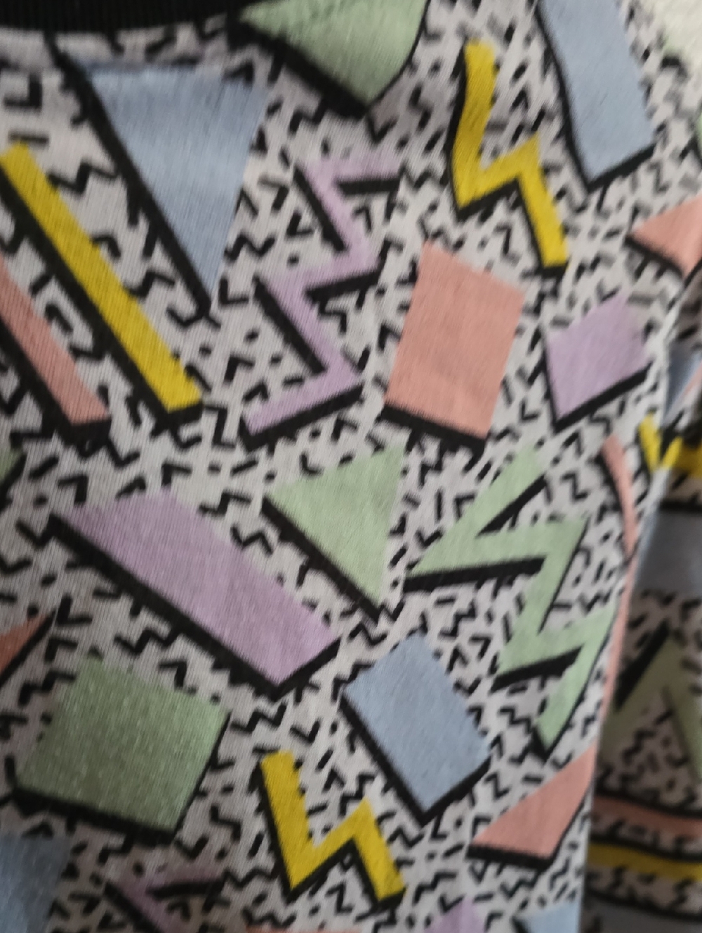 Retro Pattern Tee - Pastel Multi - Picture 2 of 7
